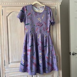 XL Lularoe Pleated Dress with pockets